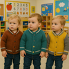 Kids Varsity Jacket Knitting Pattern