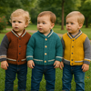 Kids Varsity Jacket Knitting Pattern