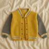 Kids Varsity Jacket Knitting Pattern