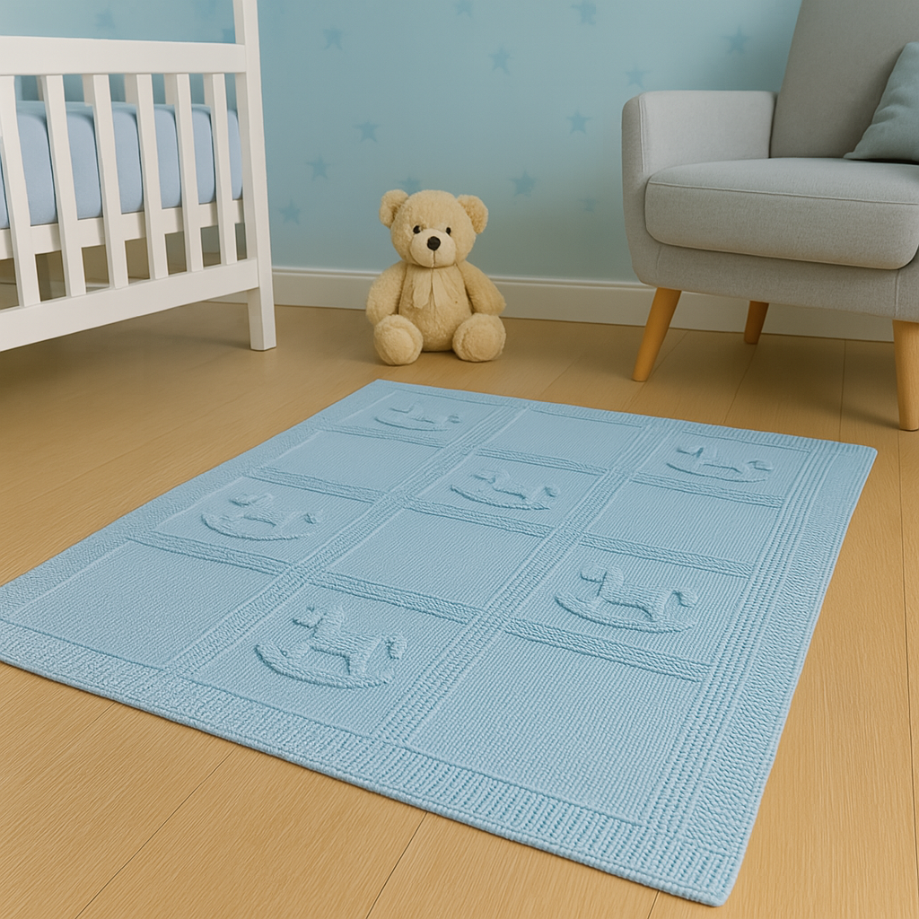 Adorable Rocking Horse Baby Blanket – knitting Pattern