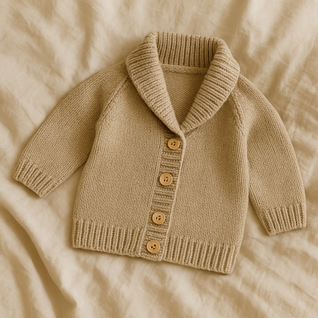 Caress Kids Cardigan Knitted Pattern