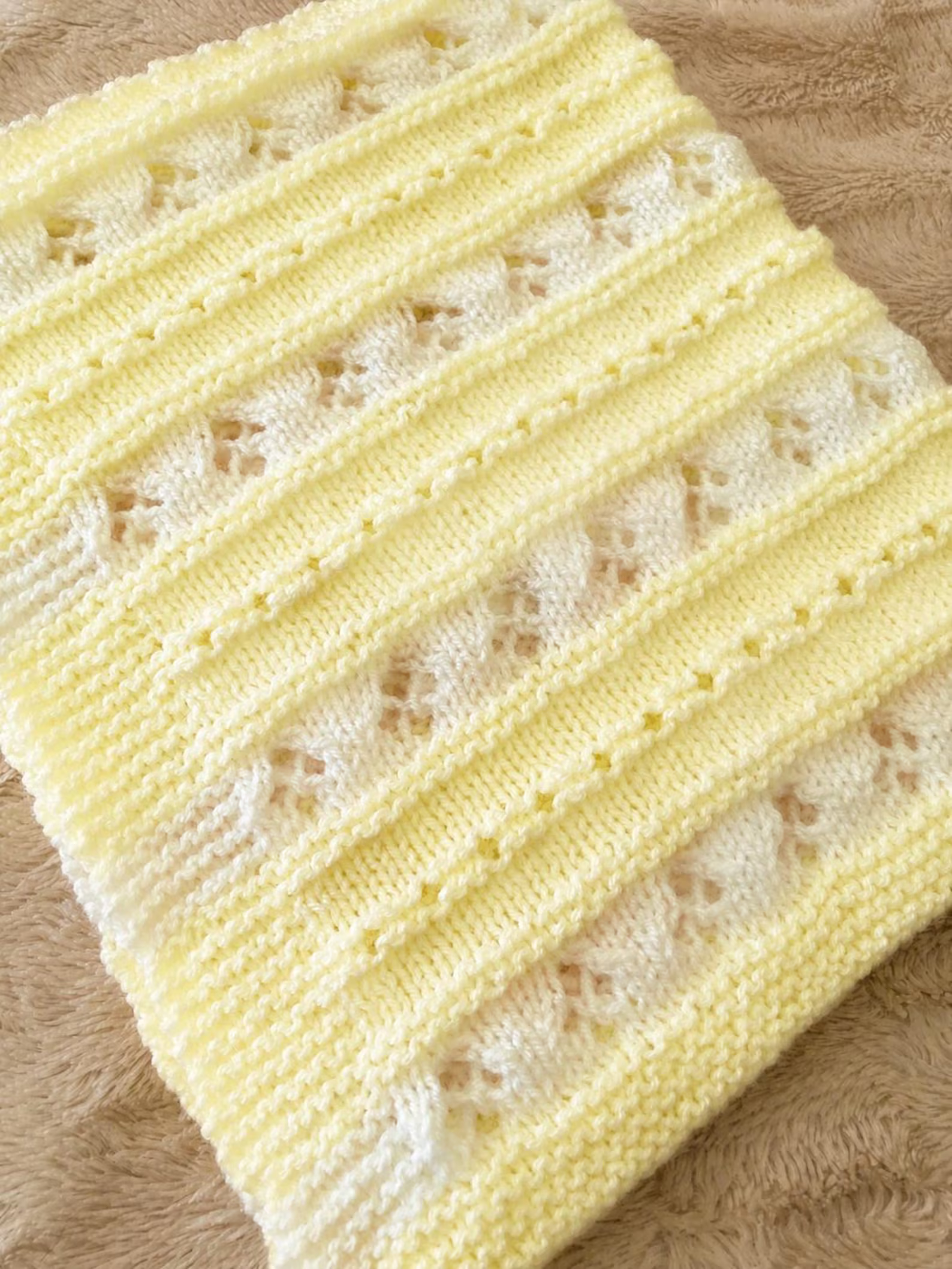 Alana Pattern Alana Baby Blanket Knitting pattern – hookandcraft