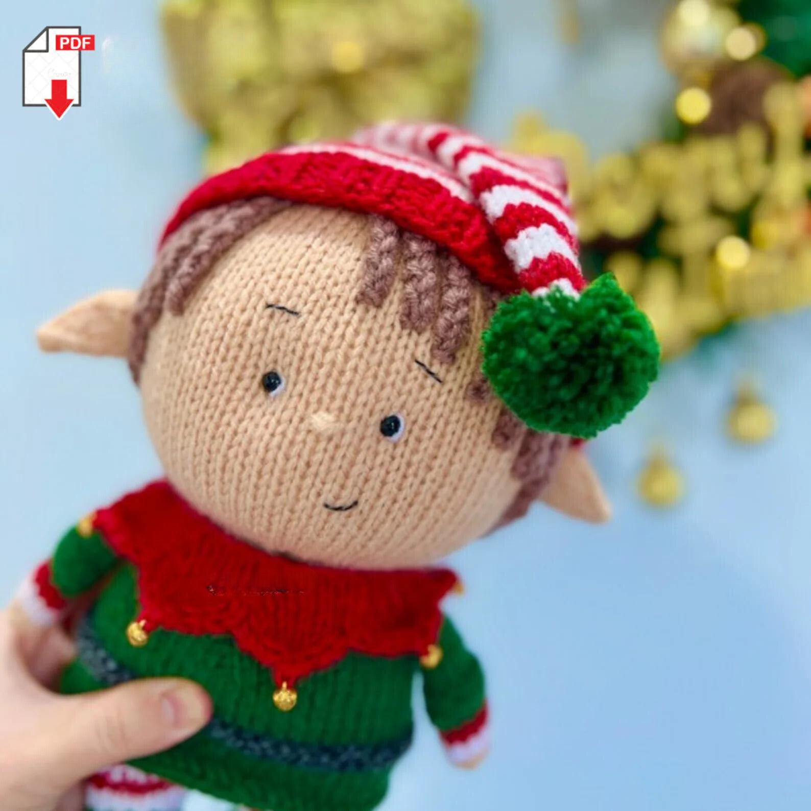 Christmas Elf Knitting Pattern 4 in 1