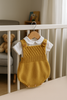 Pineapple Cardigan and Romper set Knitting Pattern