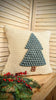 Bobble Pine Tree Pillow Crochet Pattern