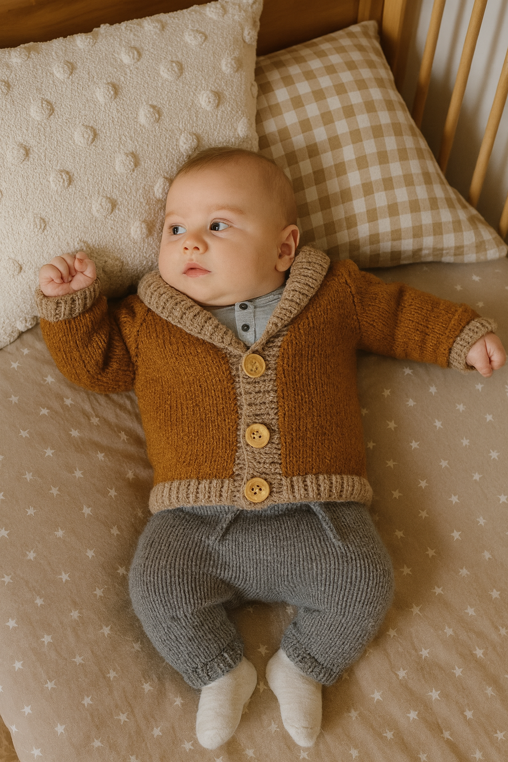 Caress Kids Cardigan Knitted Pattern