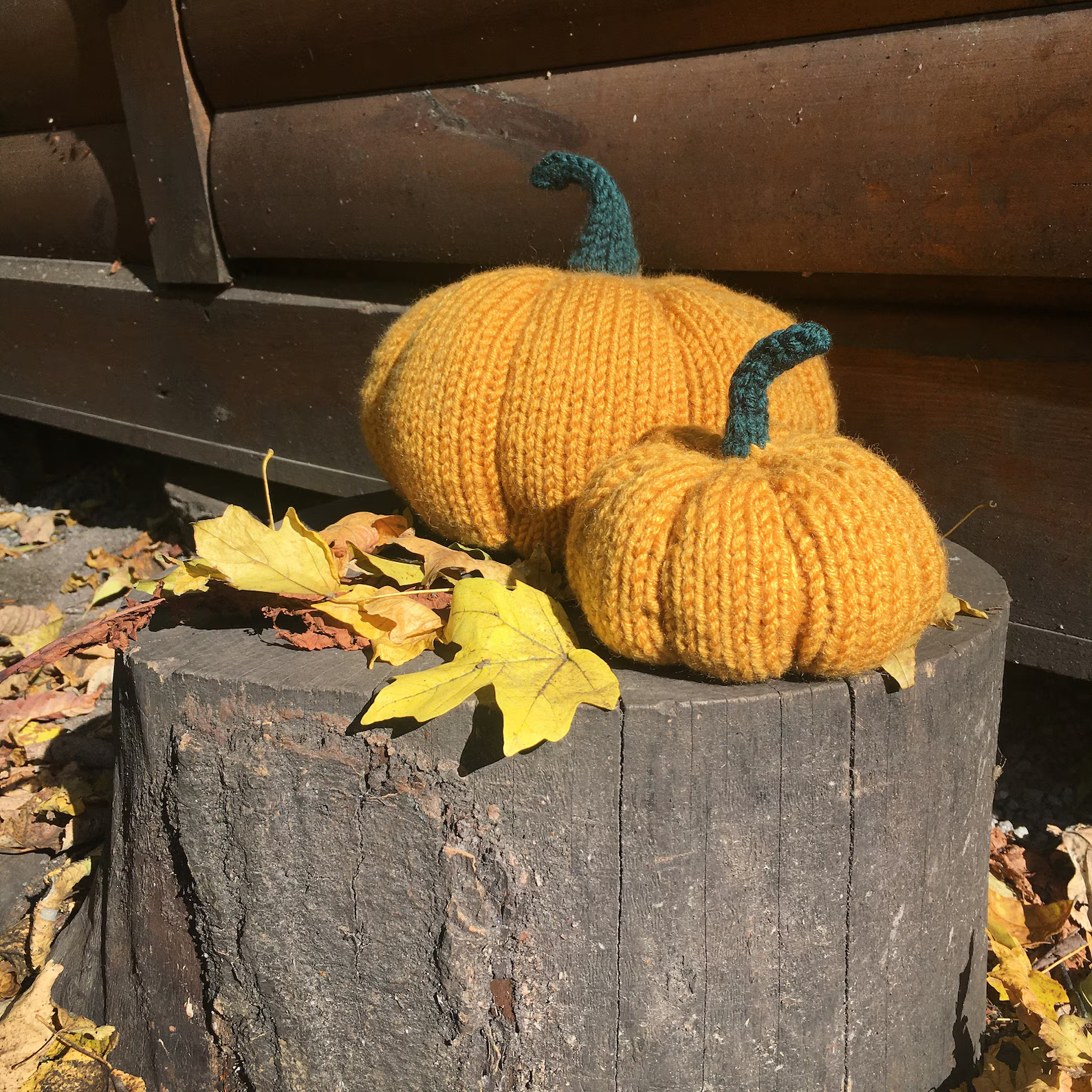 Rustic Pumpkin Chunky Knit Pumpkins for Halloween  Knitting Pattern