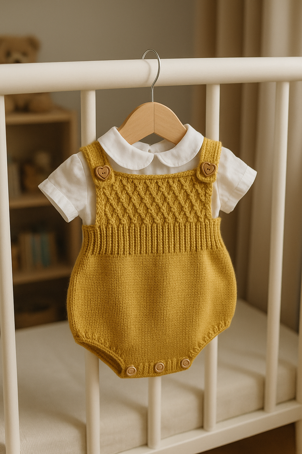 Pineapple Cardigan and Romper set Knitting Pattern