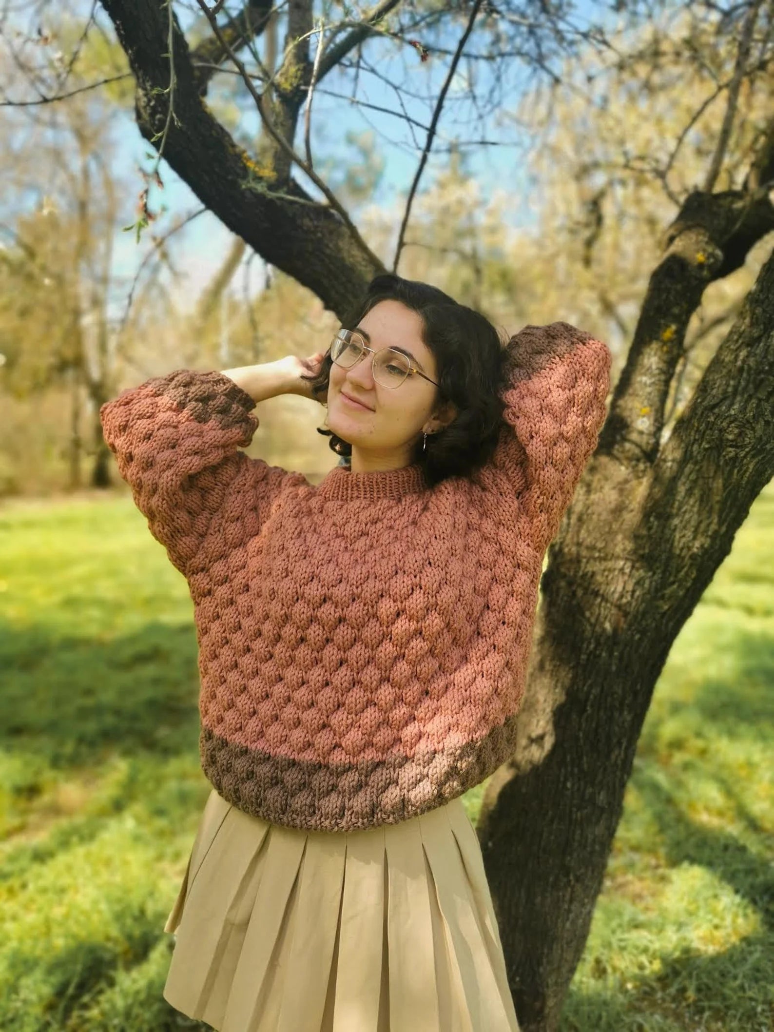 Apple Pie Jumper Knitting Pattern