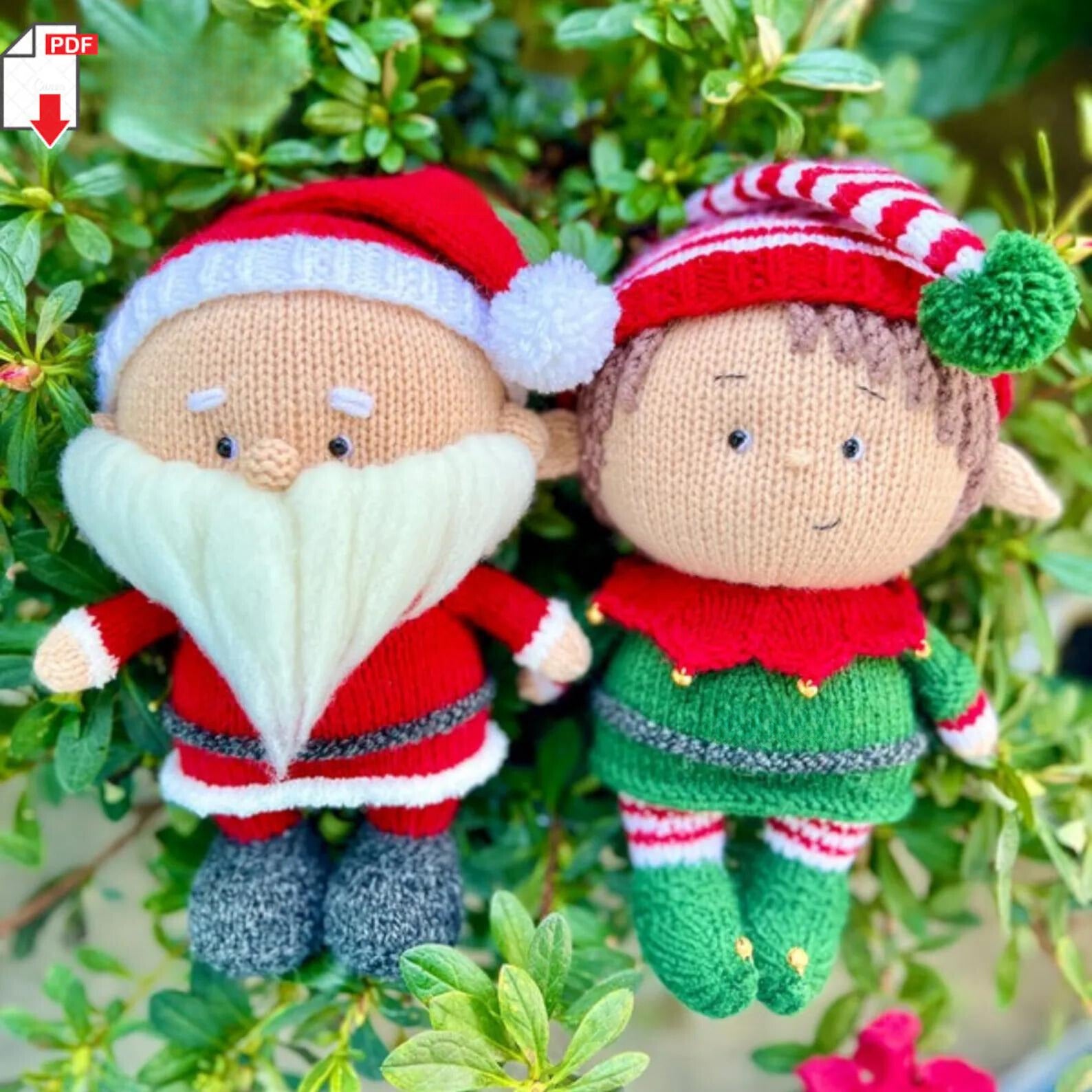 Christmas Elf Knitting Pattern 4 in 1