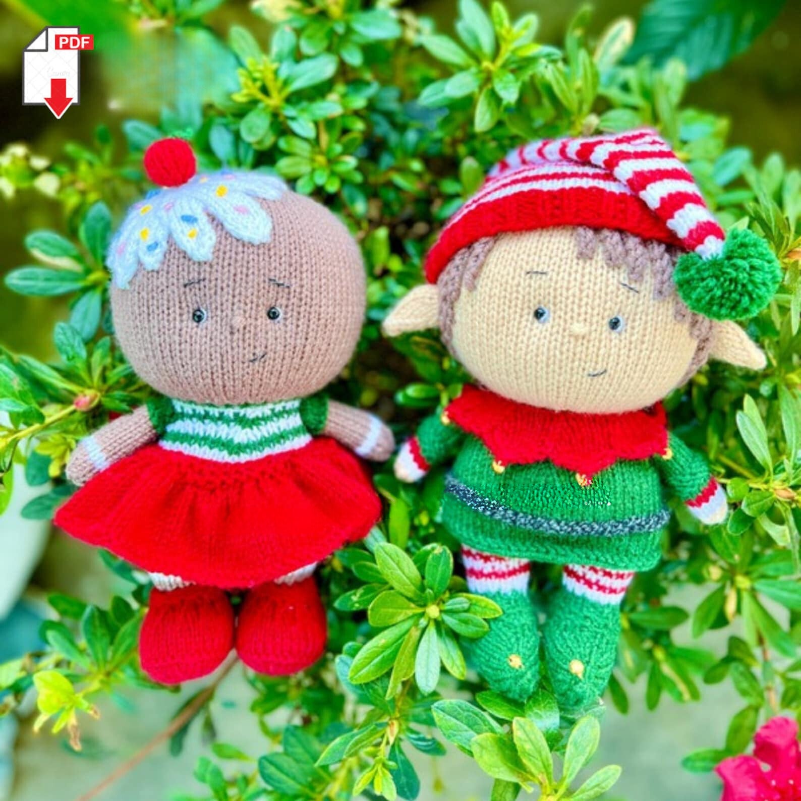 Christmas Elf Knitting Pattern 4 in 1