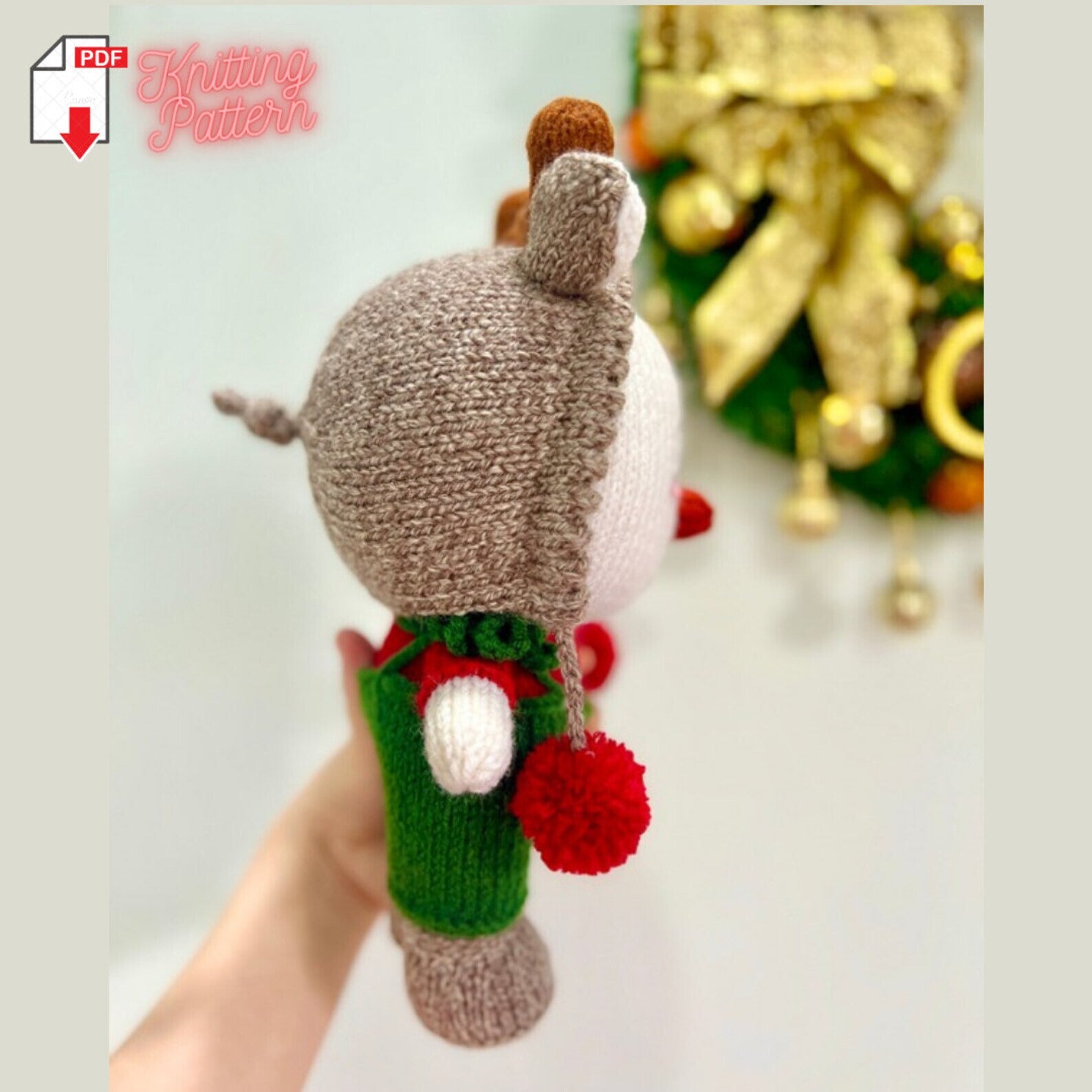 Snowman Christmas Ornament Knitting Pattern