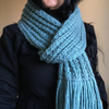 Scarf for Women and Men Knitting Pattern