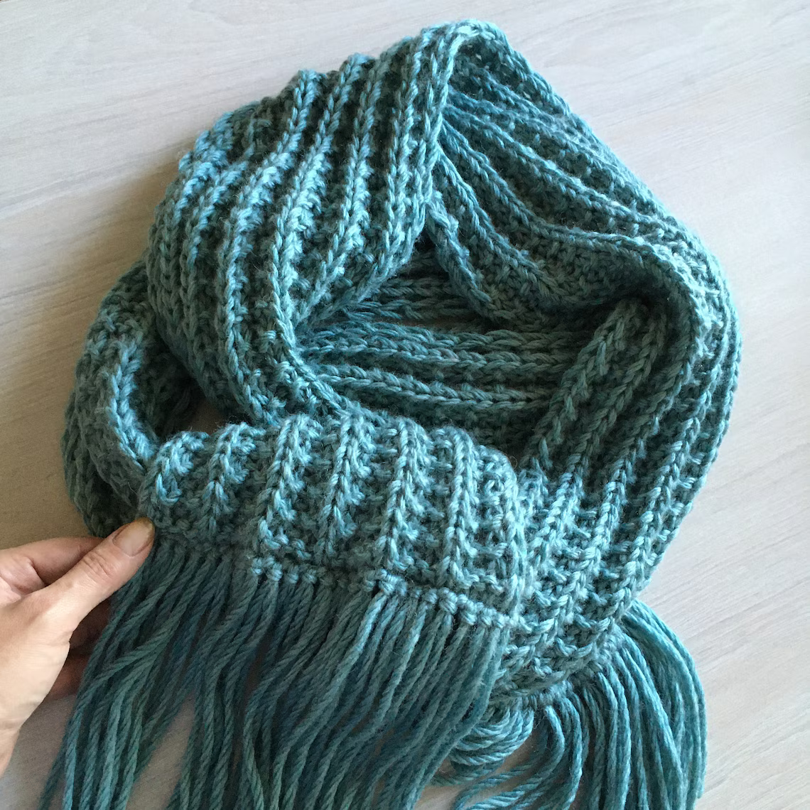 Scarf for Women and Men Knitting Pattern