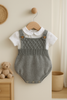 Pineapple Cardigan and Romper set Knitting Pattern