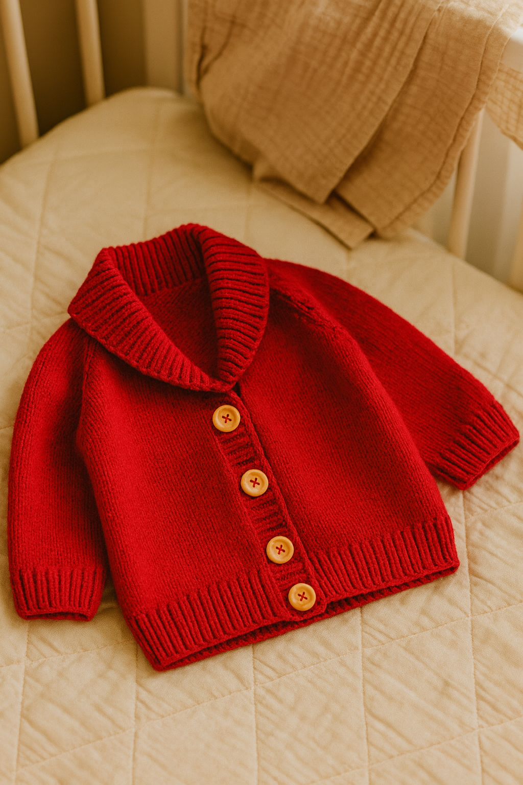 Caress Kids Cardigan Knitted Pattern