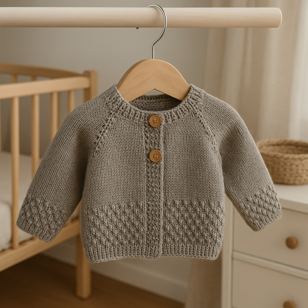 Pineapple Cardigan and Romper set Knitting Pattern