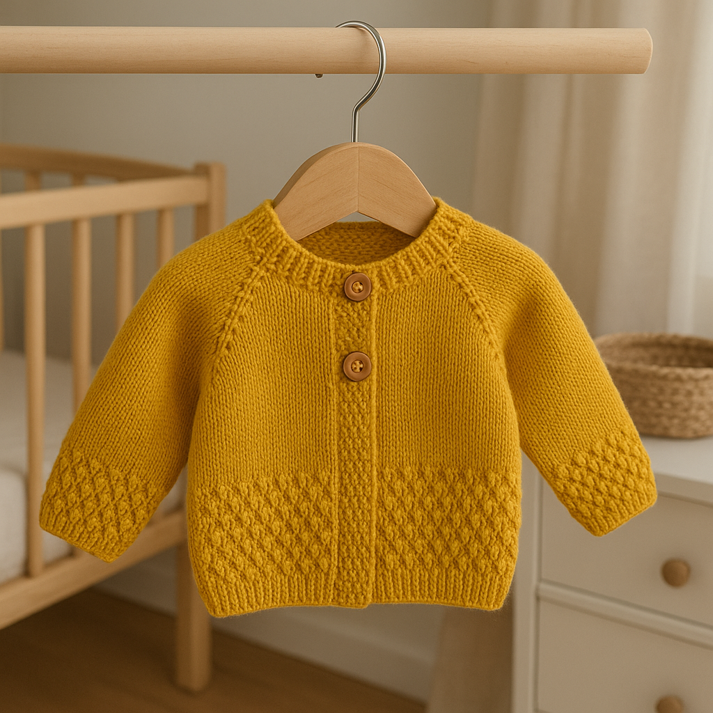 Pineapple Cardigan and Romper set Knitting Pattern