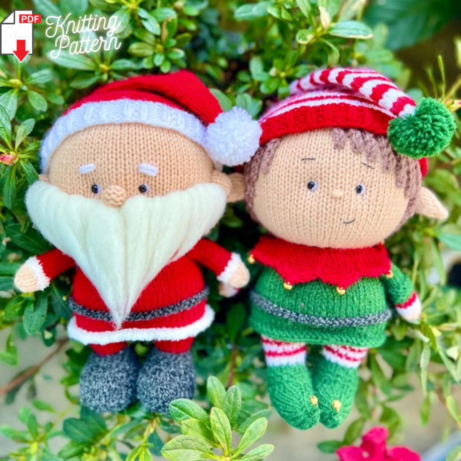 Santa Claus Christmas Ornament – Digital Knitting Pattern