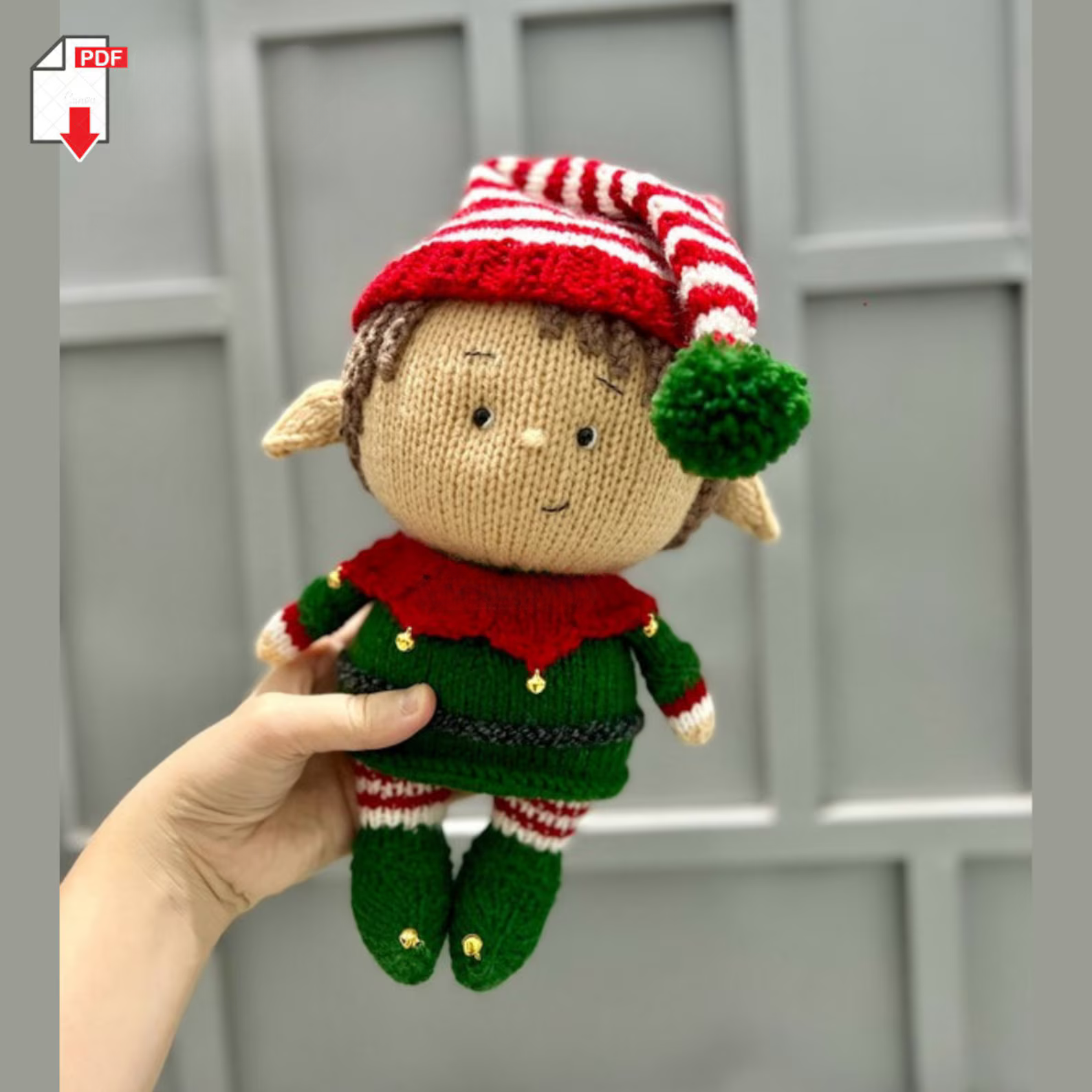 Christmas Elf Knitting Pattern 4 in 1