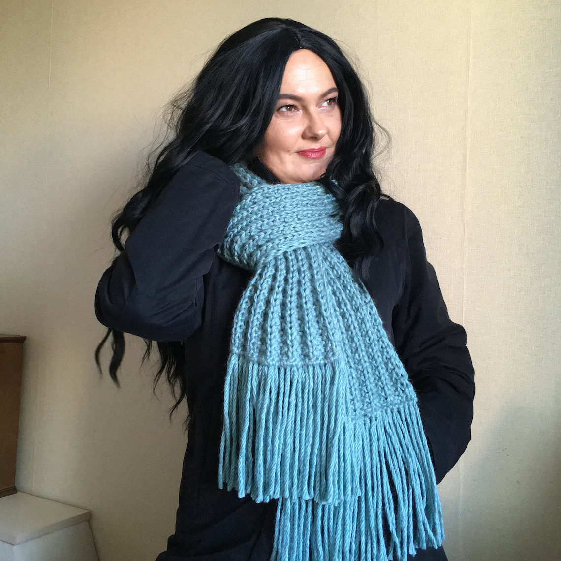 Scarf for Women and Men Knitting Pattern