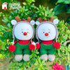 Snowman Christmas Ornament Knitting Pattern