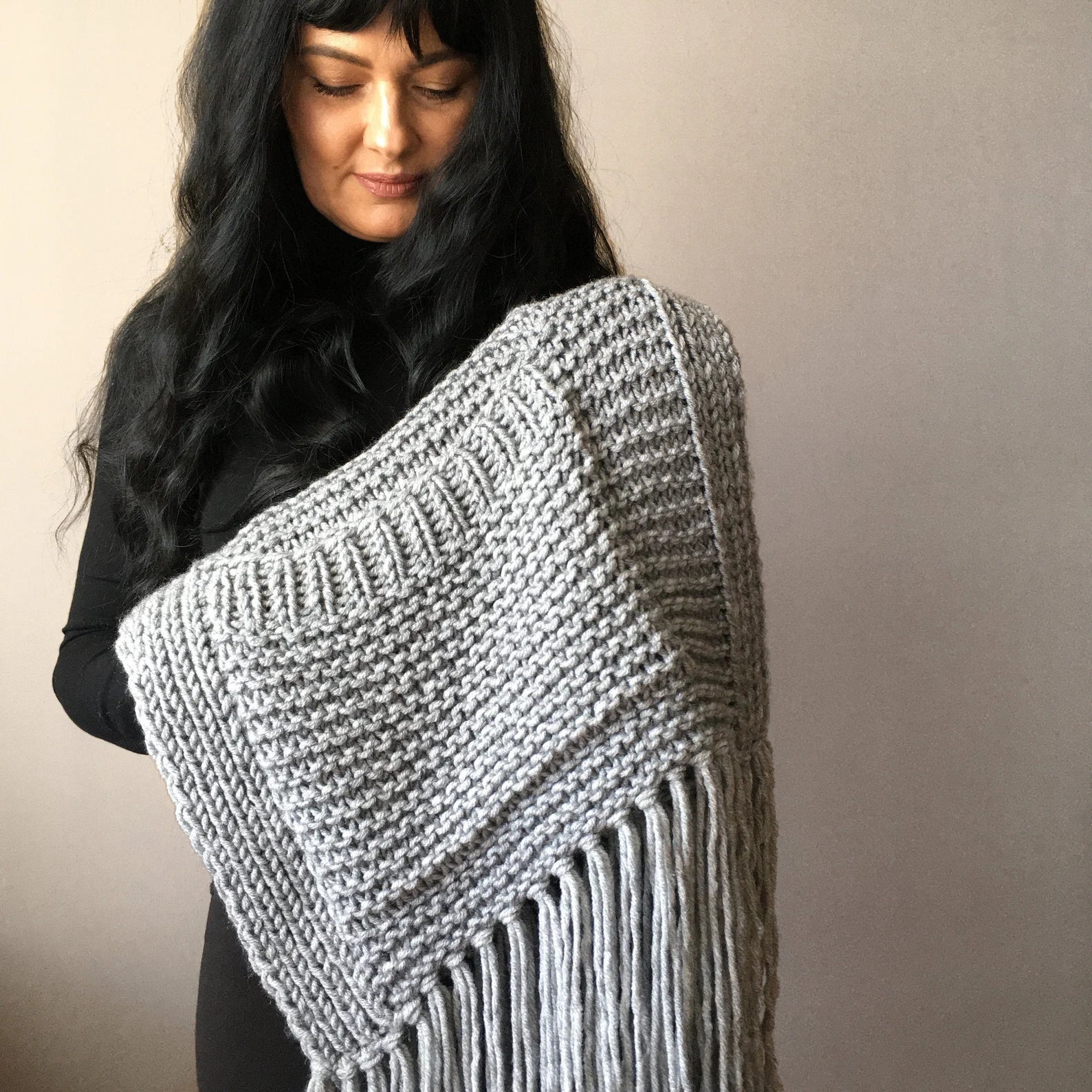 Boho Scarf Knitting Pattern