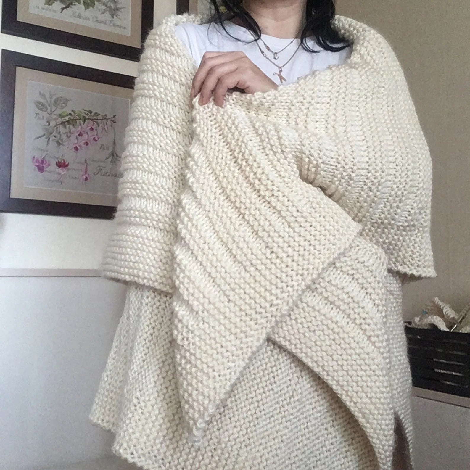Cozy Throw Blanket - Knitting Pattern -(Multiple Sizes).